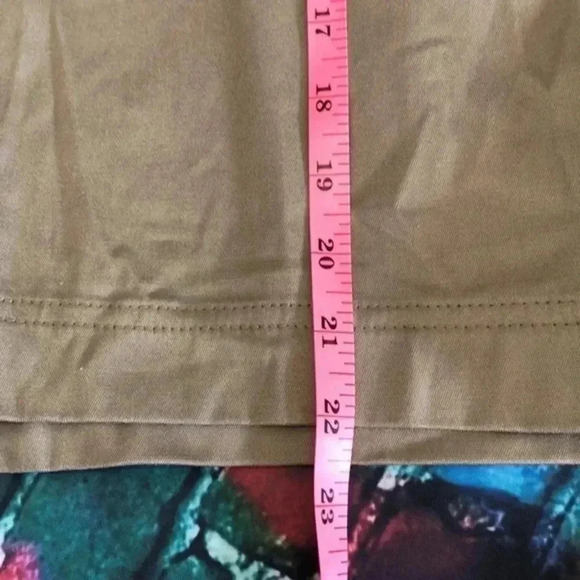 St.Johns Bay plus‎ size dark khaki shorts size 24W - Picture 6 of 9